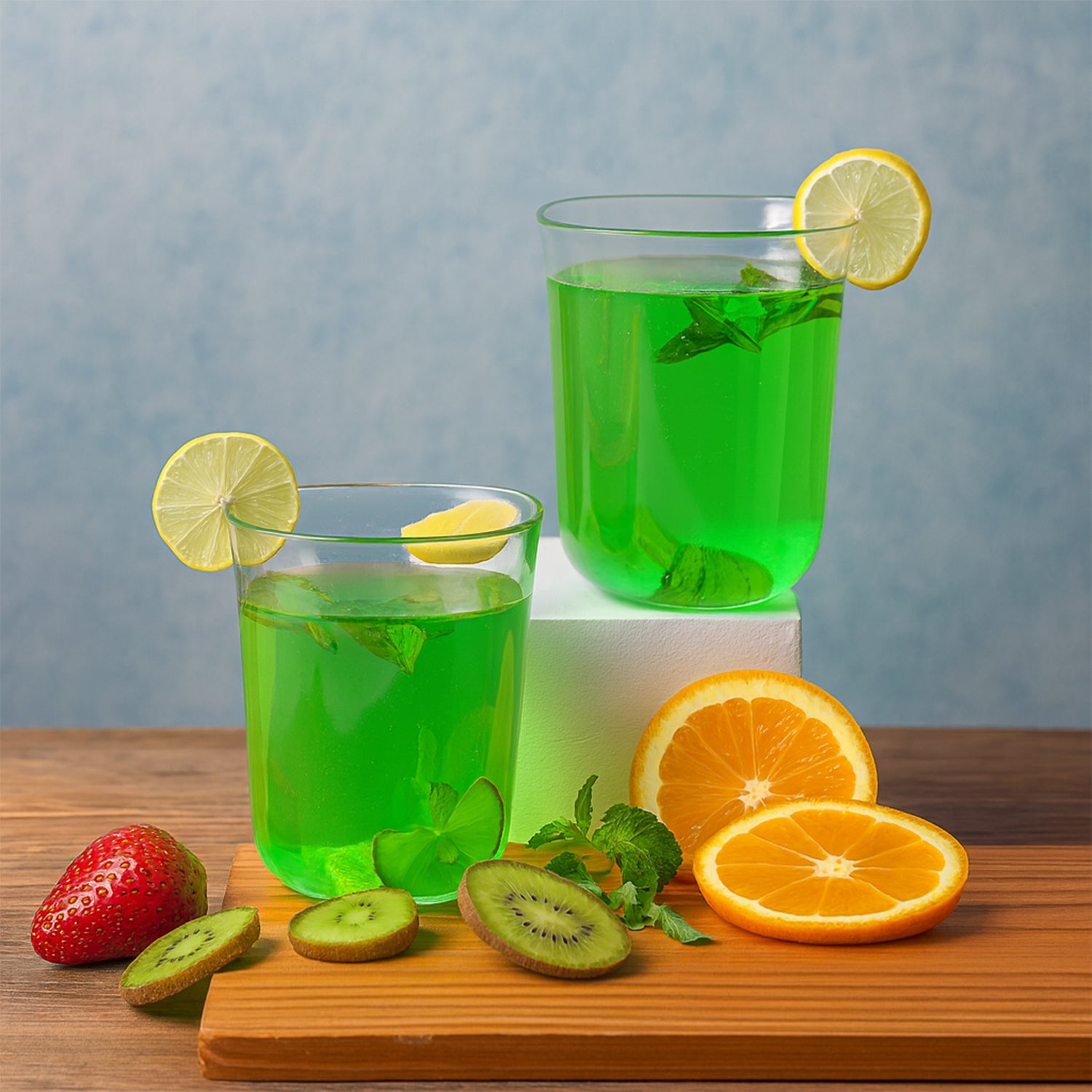 6 Plastic Mojito Glasses 6 Plastic Mojito Glasses